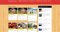 Desktop Screenshot of dulichhuatat.com