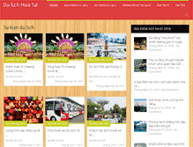 Tablet Screenshot of dulichhuatat.com